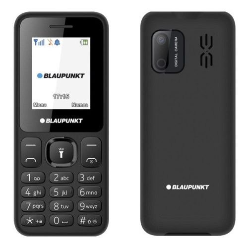 Blaupunkt V18 1,8" fekete mobiltelefon + Express hangjegy extra feltöltőkártya