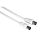 HAMA 11901 ECO árnyékolt 3,0m fehér antenna kábel