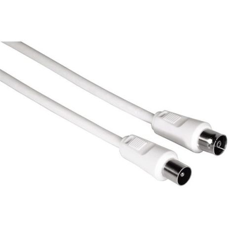 HAMA 11901 ECO árnyékolt 3,0m fehér antenna kábel