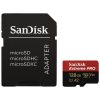 Sandisk 128GB SD micro (SDXC Class 10 UHS-I U3) Extreme Pro memória kártya adapterrel