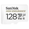 Sandisk 128GB SD micro (SDXC Class 10 UHS-I U3) High Endurance memória kártya