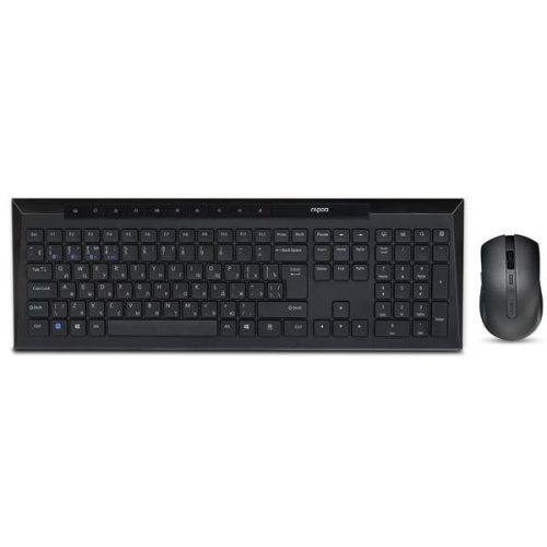 RAPOO "8210M" BT(3.0+4.0) + 2,4GHZ fekete billentyűzet + egér