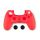 Spartan Gear PS4 kontroller szilikon skin piros + thumb grips