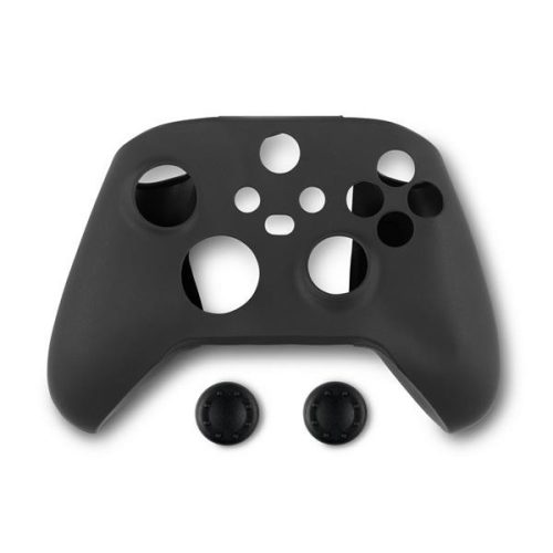 Spartan Gear XBOX Series X/S kontroller szilikon skin fekete + thumb grips