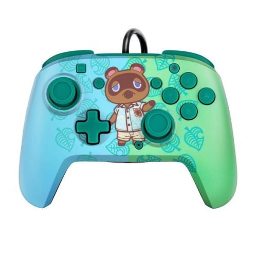 PDP Faceoff Deluxe+ Audio Nintendo Switch Animal Crossing kontroller