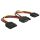 Delock 60105 SATA (15 tűs) > 2db SATA HDD (egyenes) hálózati kábel