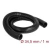 Delock 60460 1mx34,5mm fekete kábelvédő borítás