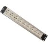 Legrand 646812 9-es 19"/1U 3m földelt elosztósor