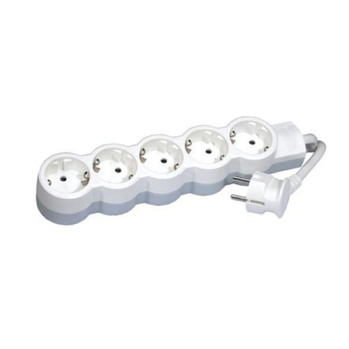 Legrand 695012 ST 3m vezetékkel fehér-szürke 5x2P+F elosztósor