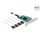 Delock 89051 4xSATA 6Gb/s RAID/HyperDuo low profile PCI Express kártya
