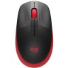 Logitech M190 piros vezeték nélküli egér