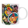 Crash Bandicoot "Sticker Crash" 320ml bögre