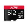 ADATA XPG 512GB SD micro XPG (SDXC Class 10 UHS-I) (AUSDX512GUI3XPGA2-R) gamer memória kártya