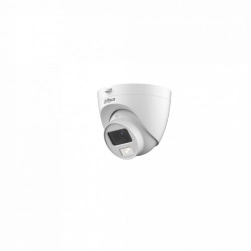 Dahua Analóg turretkamera - HAC-HDW1200CLQ-IL-A (SmartColor, 2MP, 2,8mm, kültéri, IR20m+LED20m, IP67, mikrofon, 12VDC)