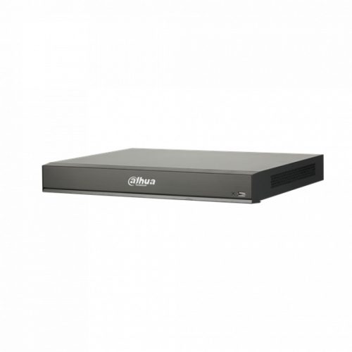 Dahua NVR Rögzítő - NVR5216-16P-I/L (16 csatorna, 16port af/at PoE; H265+, 320Mbps, HDMI+VGA, 2xUSB, 2x Sata, I/O; AI)