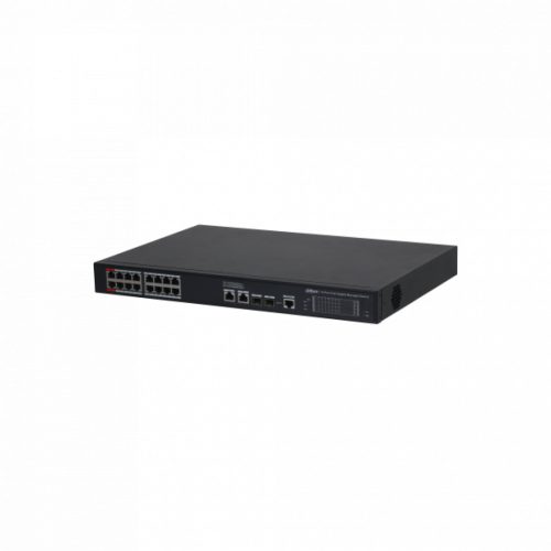 Dahua Menedzselhető PoE switch - S4220-16GT-190 (18x 1Gbps; 16x PoE/PoE+; 2x 1Gbps SFP; 190W)