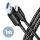 Axagon BUCM3-AM10AB USB-C 3.2 Gen 1 - USB-A 1 m fekete kábel