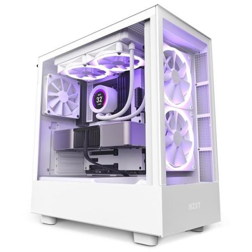 NZXT H5 Elite Fehér (Táp nélküli) ablakos MATX ház