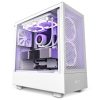 NZXT H5 Flow Fehér (Táp nélküli) ablakos MATX ház