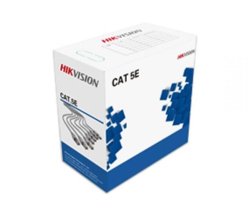Hikvision UTP fali kábel; cat5e; 305 fm; dobozos kiszerelés; 0,45 mm rézmag