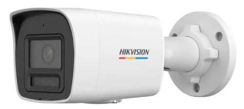 Hikvision 2 MP fix ColorVu IP csőkamera; IR/láthatófény; beépített mikrofon