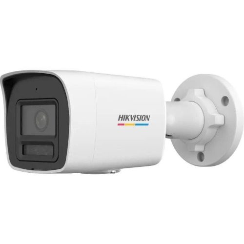 Hikvision 4 MP WDR fix ColorVu IP csőkamera; IR/láthatófény; beépített mikrofon