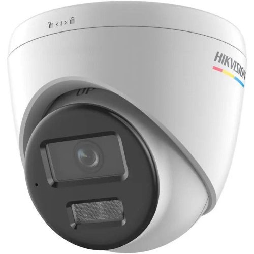 Hikvision 4 MP WDR fix ColorVu IP turret kamera; IR/láthatófény; beépített mikrofon