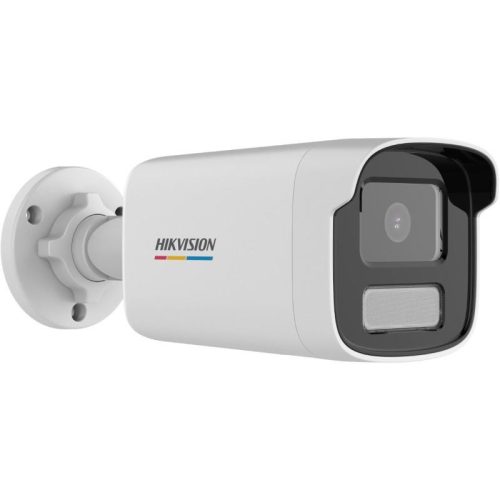 Hikvision 2 MP fix ColorVu IP csőkamera; láthatófény; beépített mikrofon