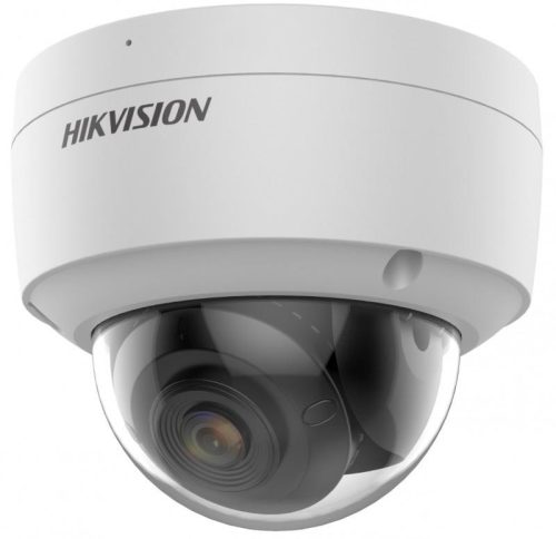 Hikvision 4 MP WDR fix ColorVu AcuSense IP dómkamera; riasztás I/O; hang I/O; mikrofon