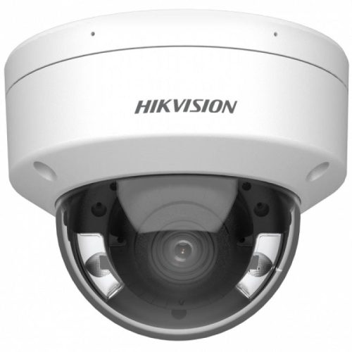 Hikvision 8 MP WDR fix ColorVu AcuSense IP dómkamera; láthatófény