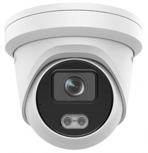 Hikvision 2 MP WDR fix ColorVu AcuSense IP turret kamera; láthatófény