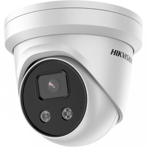 Hikvision 6 MP AcuSense WDR fix EXIR IP turret kamera; 30 m IR-távolsággal; mikrofon