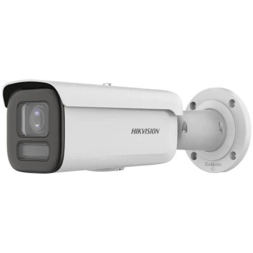 Hikvision 8 MP ColorVu WDR motoros IP csőkamera; IR/láthatófény; hang I/O; riasztás I/O