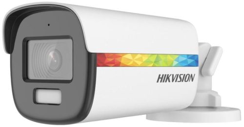 Hikvision 2 MP ColorVu THD WDR fix csőkamera; fény riasztás; beépített mikrofon; koax audio