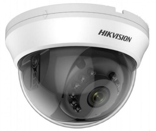 Hikvision 2 MP THD fix IR dómkamera; TVI/AHD/CVI/CVBS kimenet