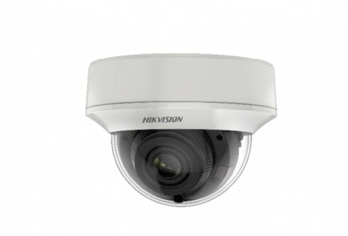 Hikvision 5 MP THD WDR motoros zoom EXIR dómkamera; OSD menüvel; TVI/AHD/CVI/CVBS kimenet