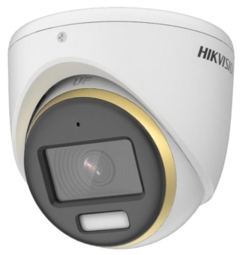 Hikvision 2 MP ColorVu THD WDR fix turret kamera; fény riasztás; mikrofon