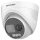 Hikvision 2 MP ColorVu THD WDR fix turret kamera; villogó fény és hang riasztás; mikrofon, PIR