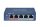 Hikvision 5 portos PoE switch (60 W); 4 PoE + 1 uplink port; nem menedzselhető