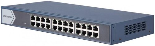 Hikvision 24 portos Gbit switch; nem menedzselhető