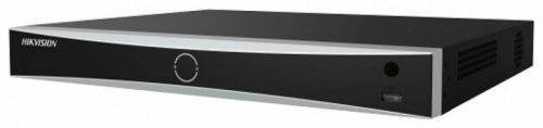 Hikvision 16 csatornás AcuSense PoE NVR; 160/256 Mbps be-/kimeneti sávszélesség; riasztás I/O