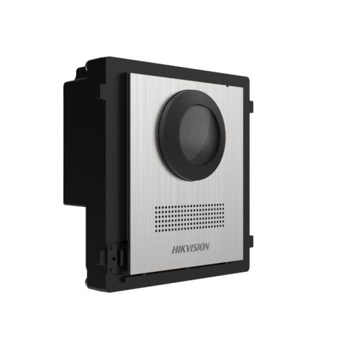 Hikvision Társasházi IP video-kaputelefon kültéri főegység; gomb nélkül; moduláris; rozsdamentes acél