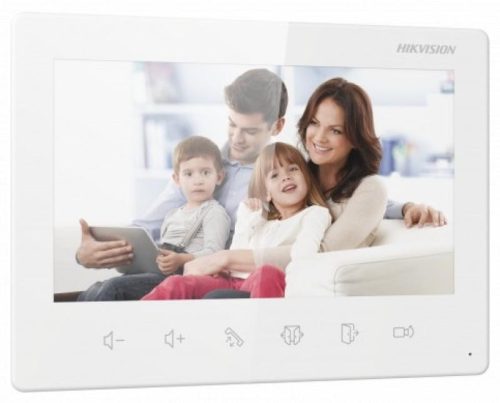 Hikvision Analóg video-kaputelefon beltéri egység; 7" kijelző; 1024x600; kétvezetékes