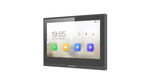 IP video-kaputelefon beltéri egység; 7" TFT érintőkijelző; 1024x600 felbontás; WiFi; fém kerettel