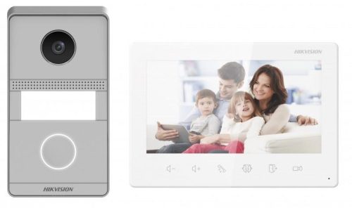 Hikvision Analóg video-kaputelefon szett kültéri egységgel; kétvezetékes; süllyeszthető