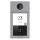 Hikvision Egylakásos IP video-kaputelefon kültéri egység; kártyaolvasóval; IR-megvilágítás; WiFi; 12 VDC/PoE