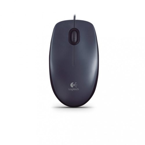 Logitech Egér - M100 (Vezetékes, Optikai, USB, 1000 DPI, fekete)