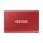 Samsung Külső SSD 2TB - MU-PC2T0R/WW (T7 external, piros, USB 3.2, 2TB)