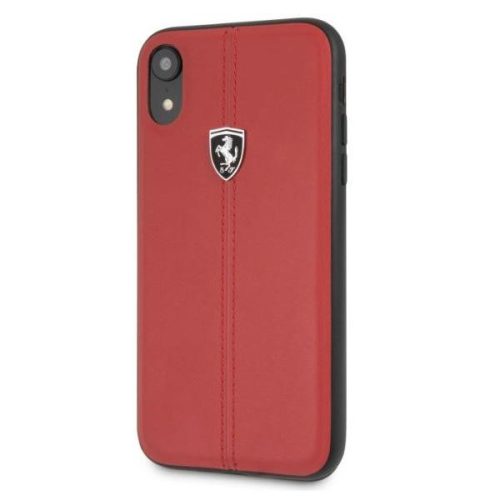 Ferrari Heritage iPhone XR piros csíkos/kemény tok
