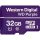 Western Digital MicroSD kártya - 32GB (microSDHC™, SDA 6.0, 24/7 működtetés, Purple)